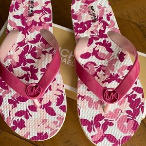 Michael Kors Endine Butterfly Flip Flops